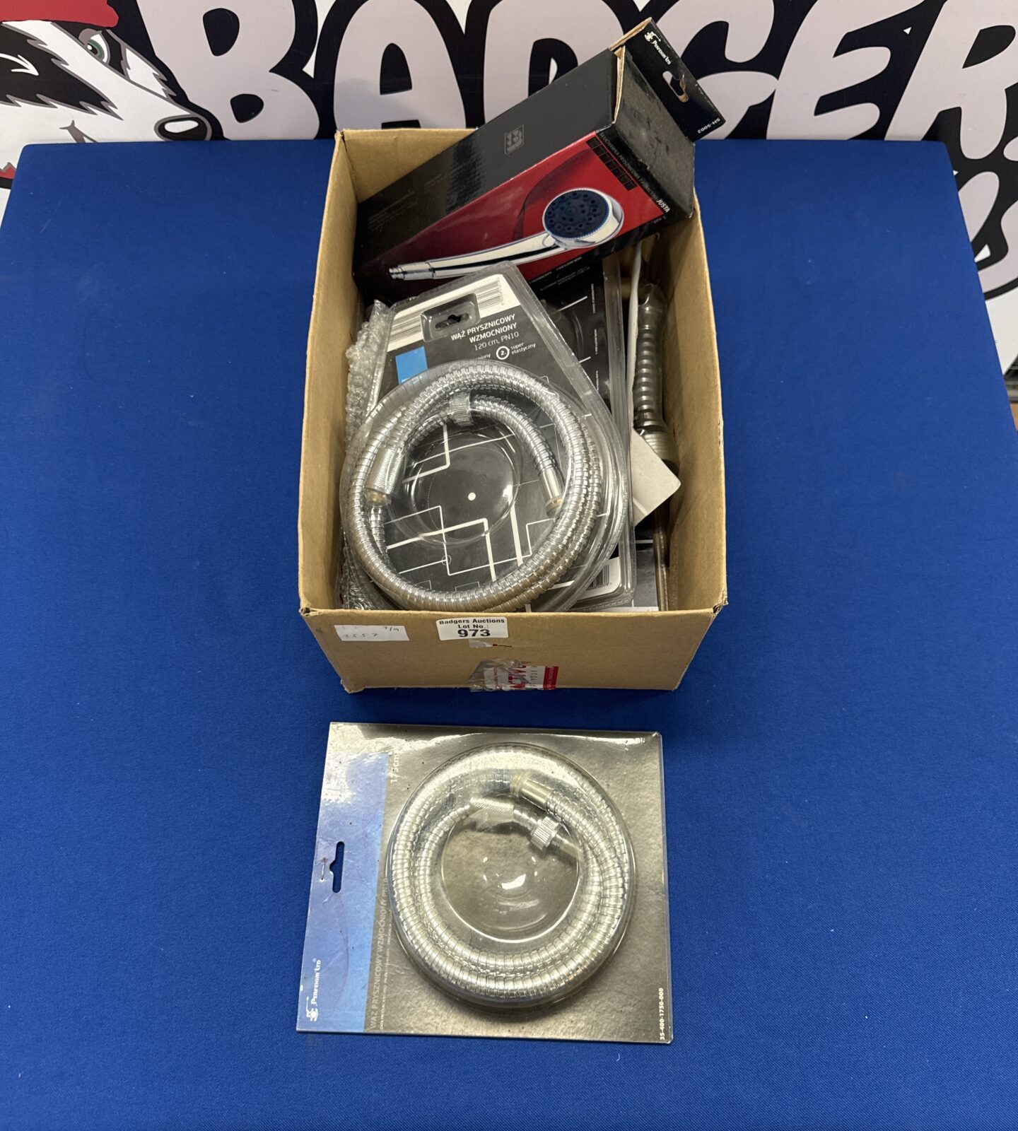 Quantity of new shower items
