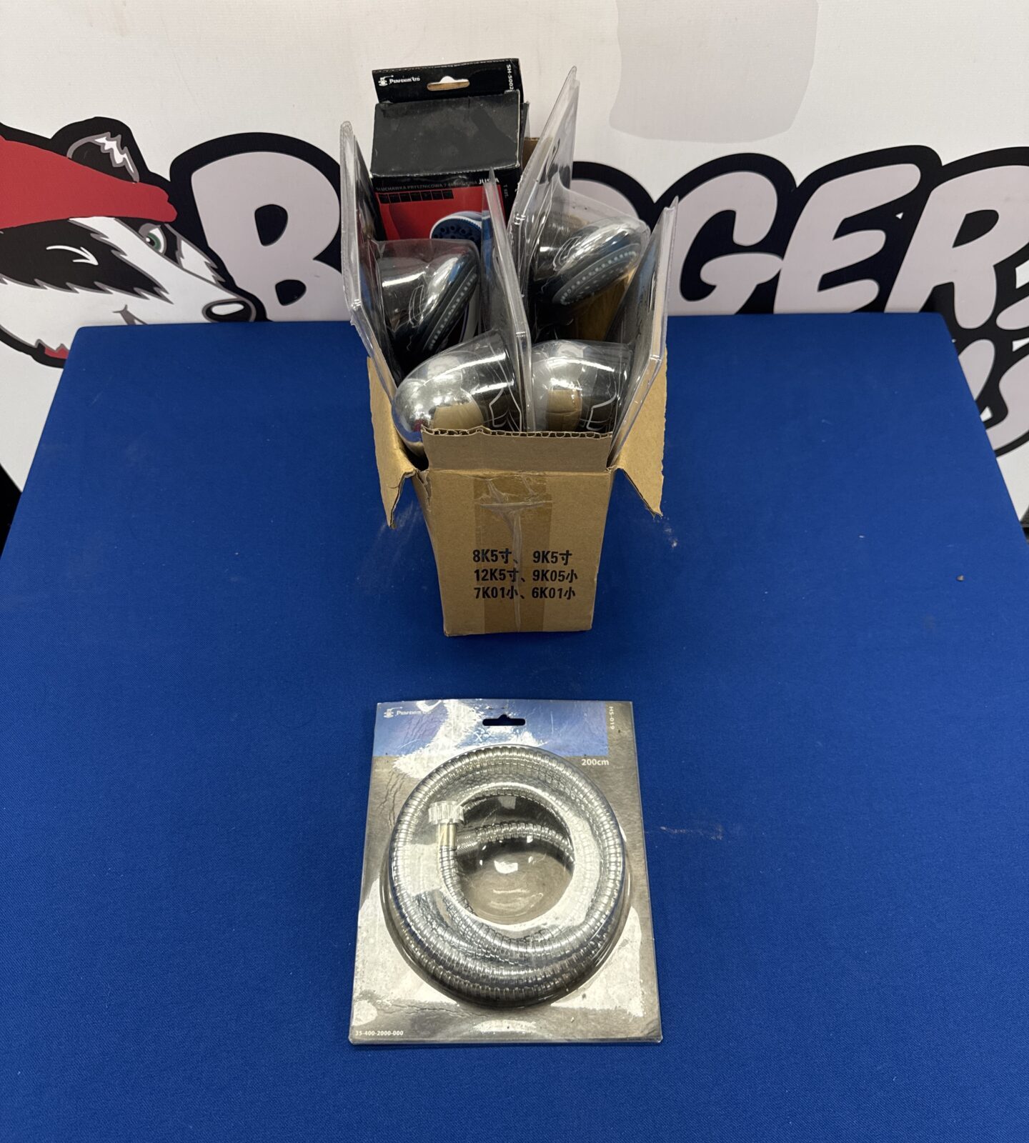 Selection of new shower items