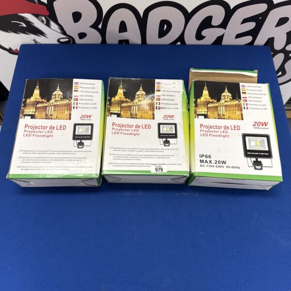 Three new 20w ip66 security lights