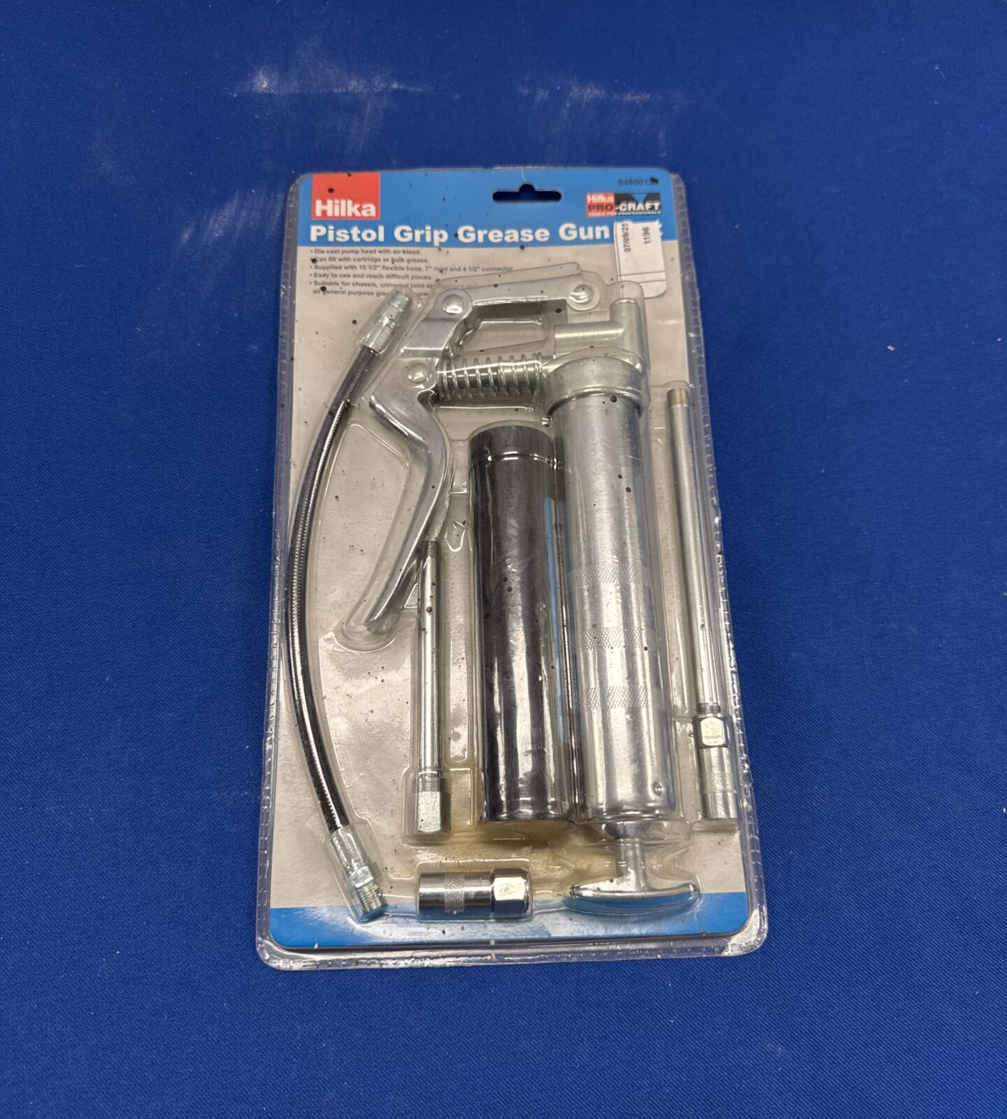 Hilka pistol grip grease gun