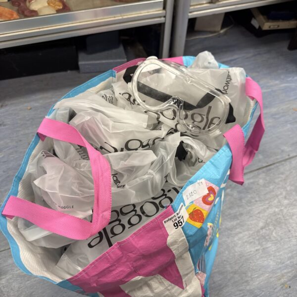 Bag of new laif safety goggles