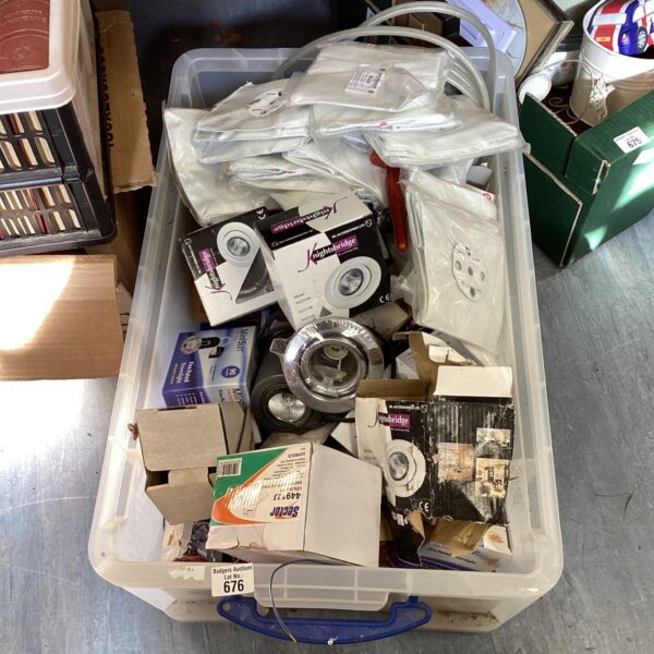 Mixed lot of assorted ceiling light fittings for restoration projects.