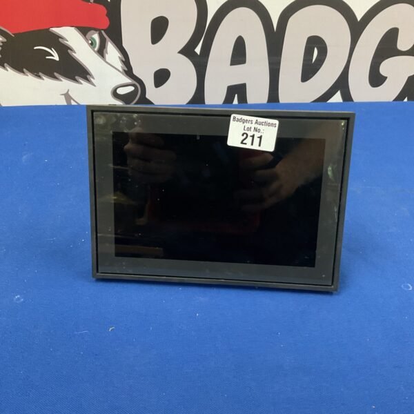 Front view of a Facebook Portal smart display device.