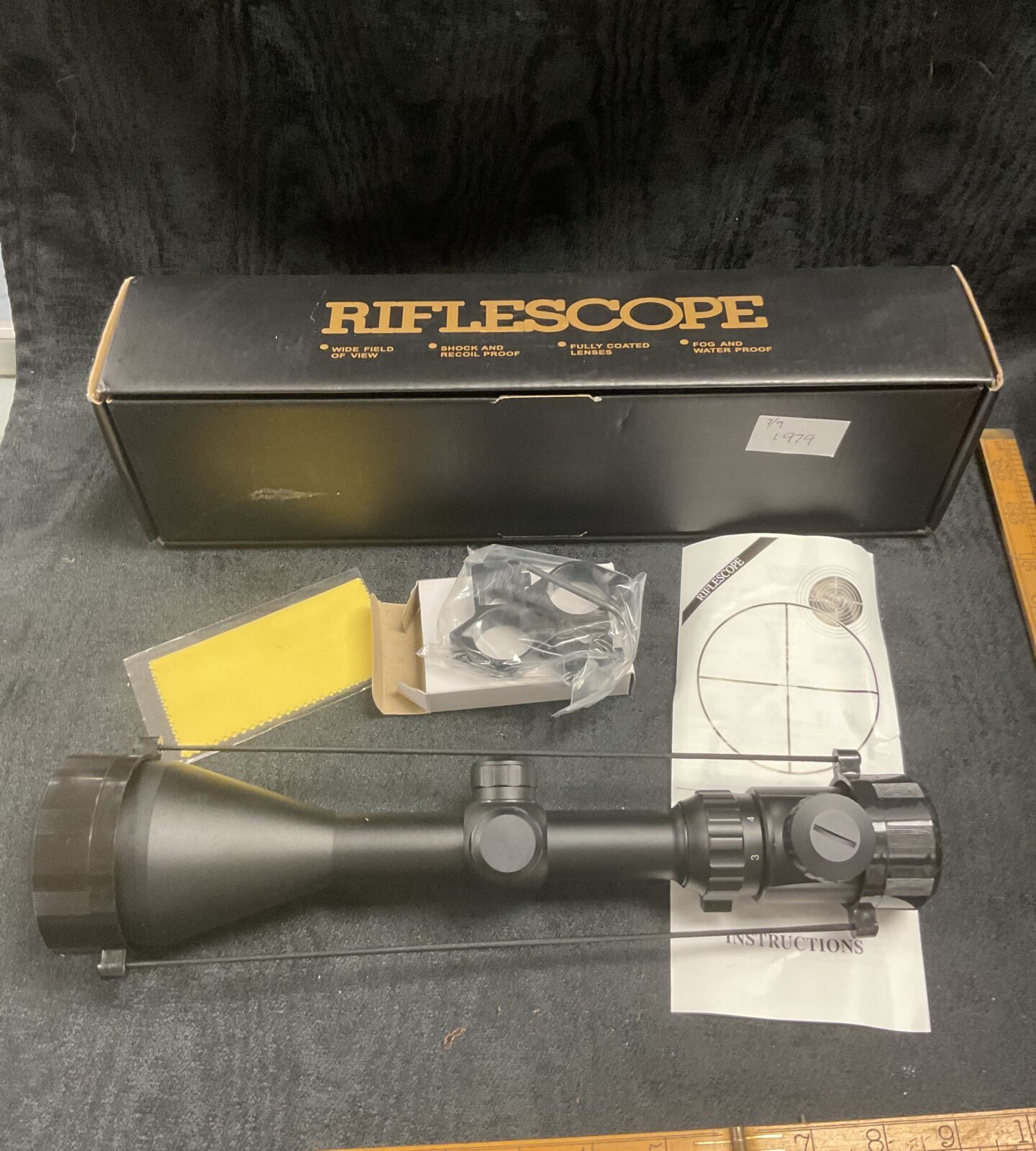 3-9x56Eg Riflescope with mounts new in box