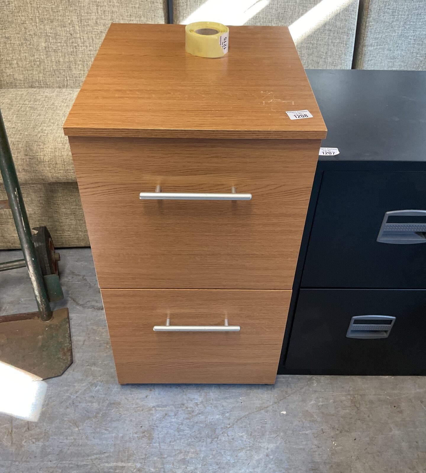 Two drawer filing cabinet