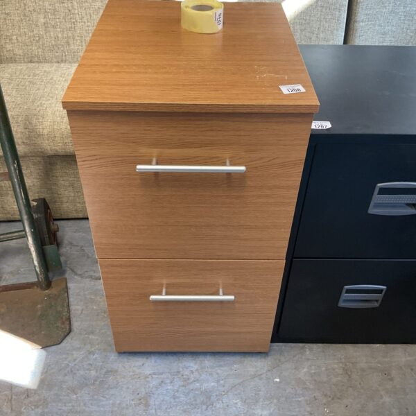 Two drawer filing cabinet