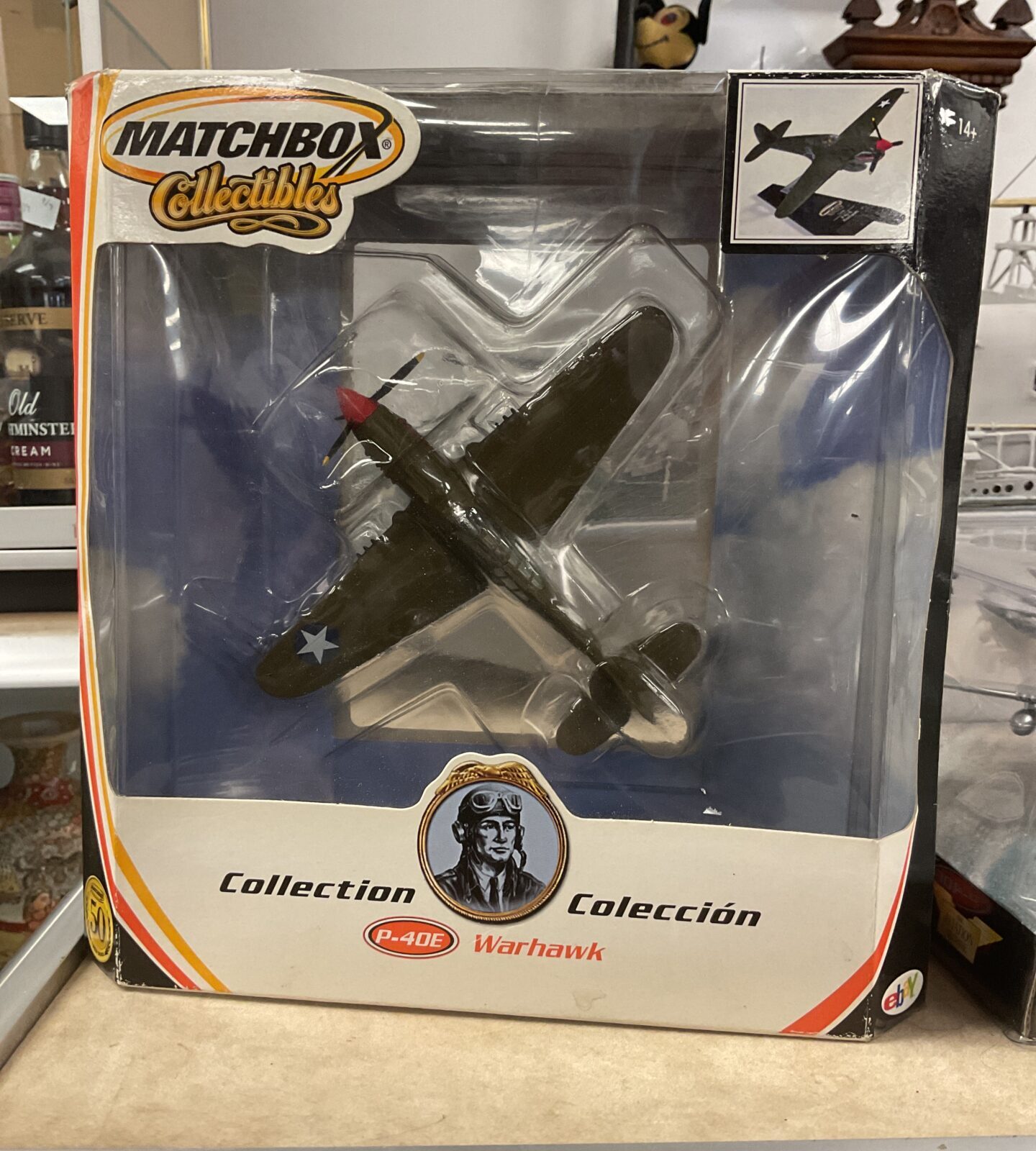 Matchbox collectibles P40e Warhawk Diecast Aeroplane