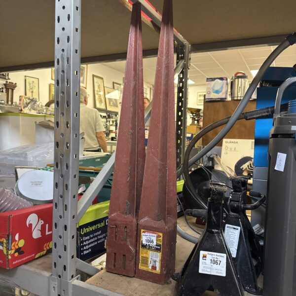 Two 75 x 600mm fencepost stakes