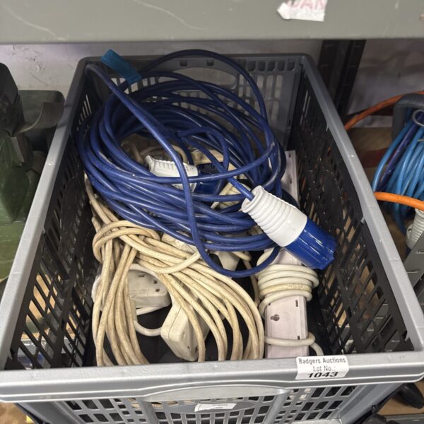Quantity of extension leads & timers with a caravan extension cable