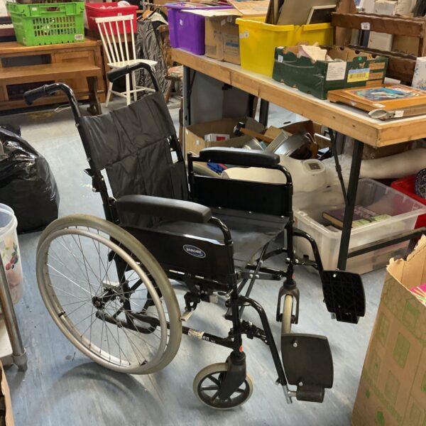 Invacare wheelchair with foot rests