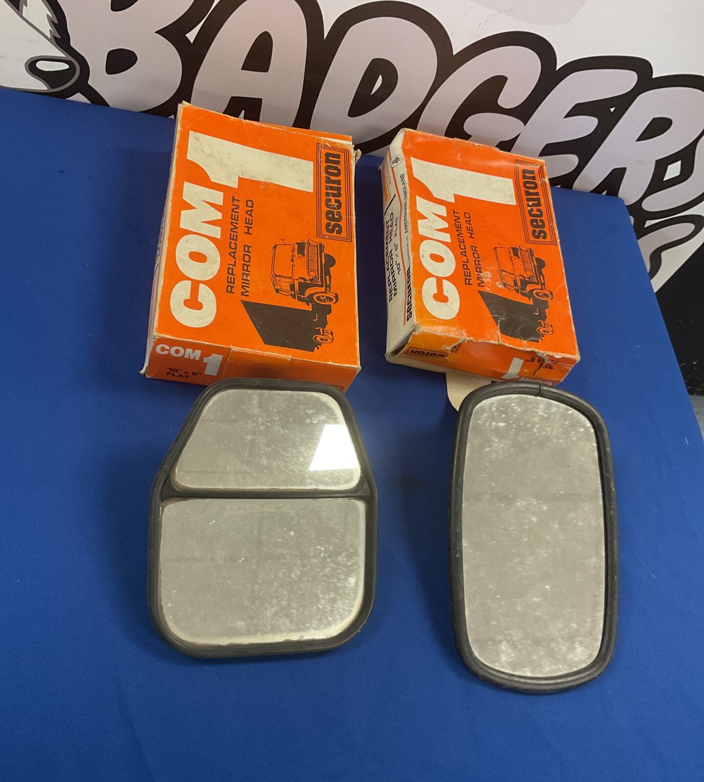 Two vintage van / Motorhome Mirrors
