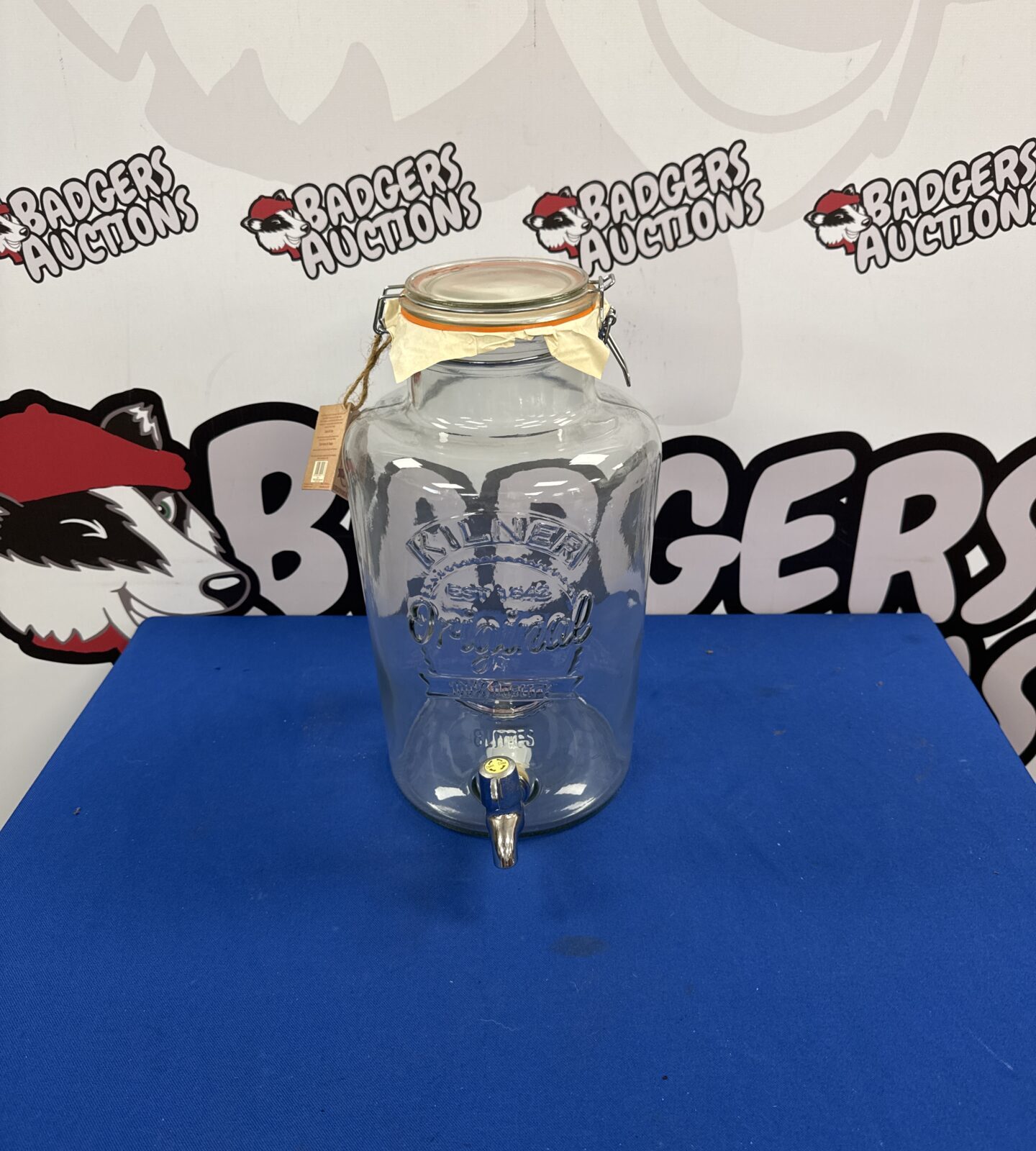 Kilner Large 8 litre cold drinks dispenser - new
