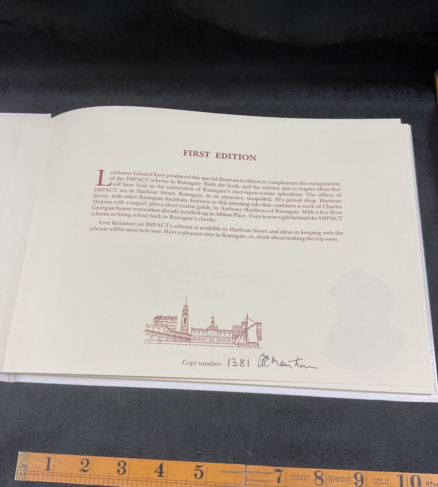 The Tuggs at Ramsgate by Charles Dickens An Illustrated Intrigue First Edition Limited Ed Signed by Author Anthony Mattews - Image 2