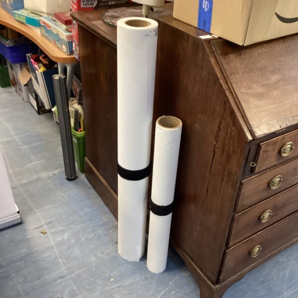 Two Rolls of Artists Canvas