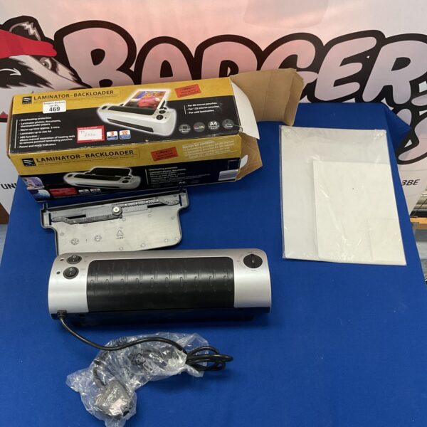 Vintage laminator backloader with temperature control switch.