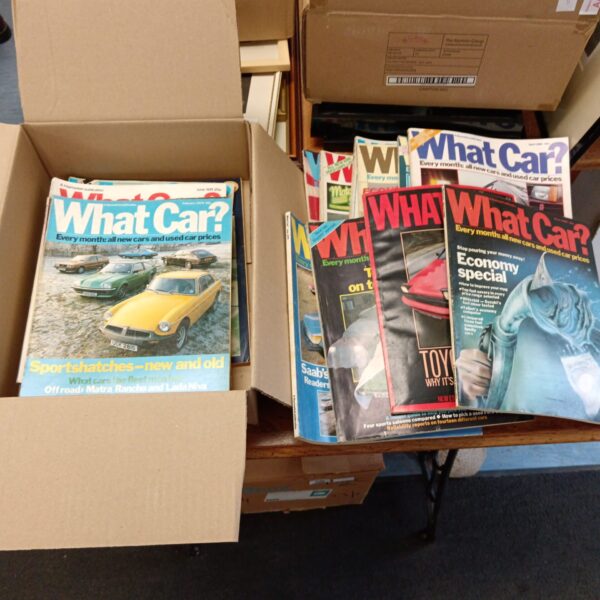 Collection of 1980s what car magazines