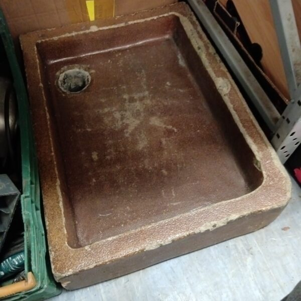 Shallow Salt Glazed Belfast style sink basin