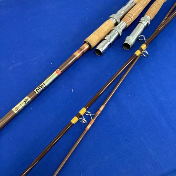 Vintage Abu Garcia fishing rods in a lot of two.
