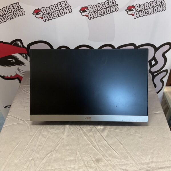 Black AOC 23LM00025 LCD monitor for desktop computers.