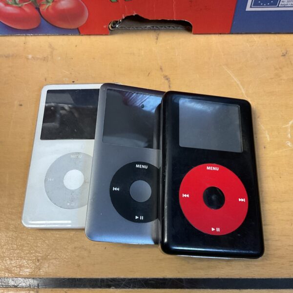 Black Apple iPod Classic U2 Limited Edition MP3 player.
