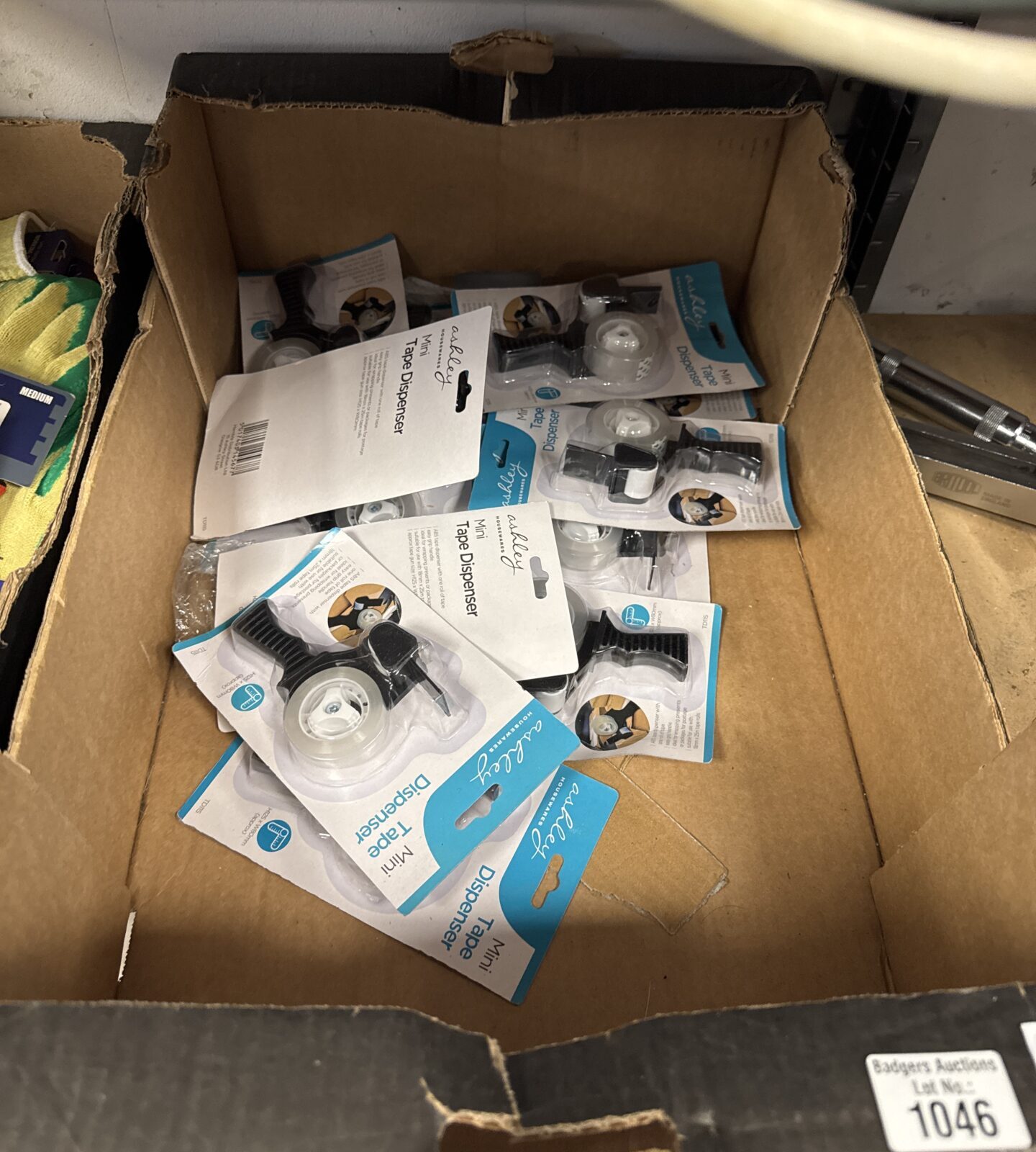 New Ashley mini tape dispensers in original packaging, a quantity lot.