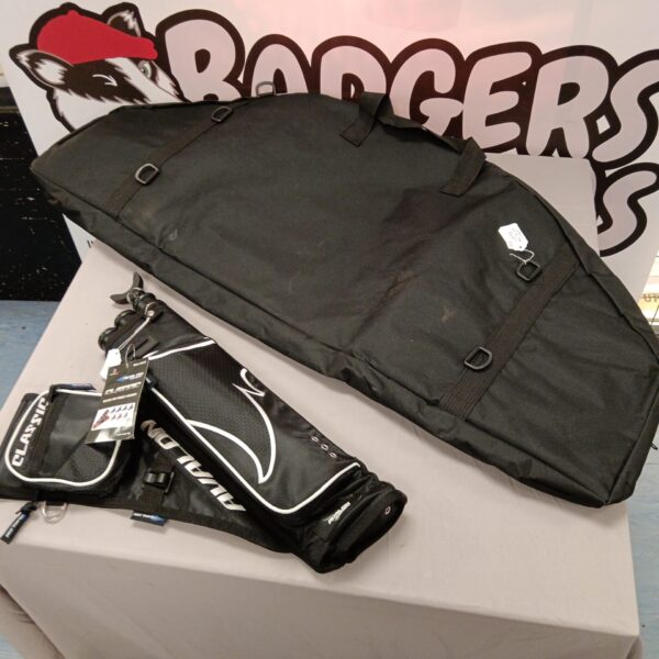 Black Avalon Archery bow case for compound and recurve bows.