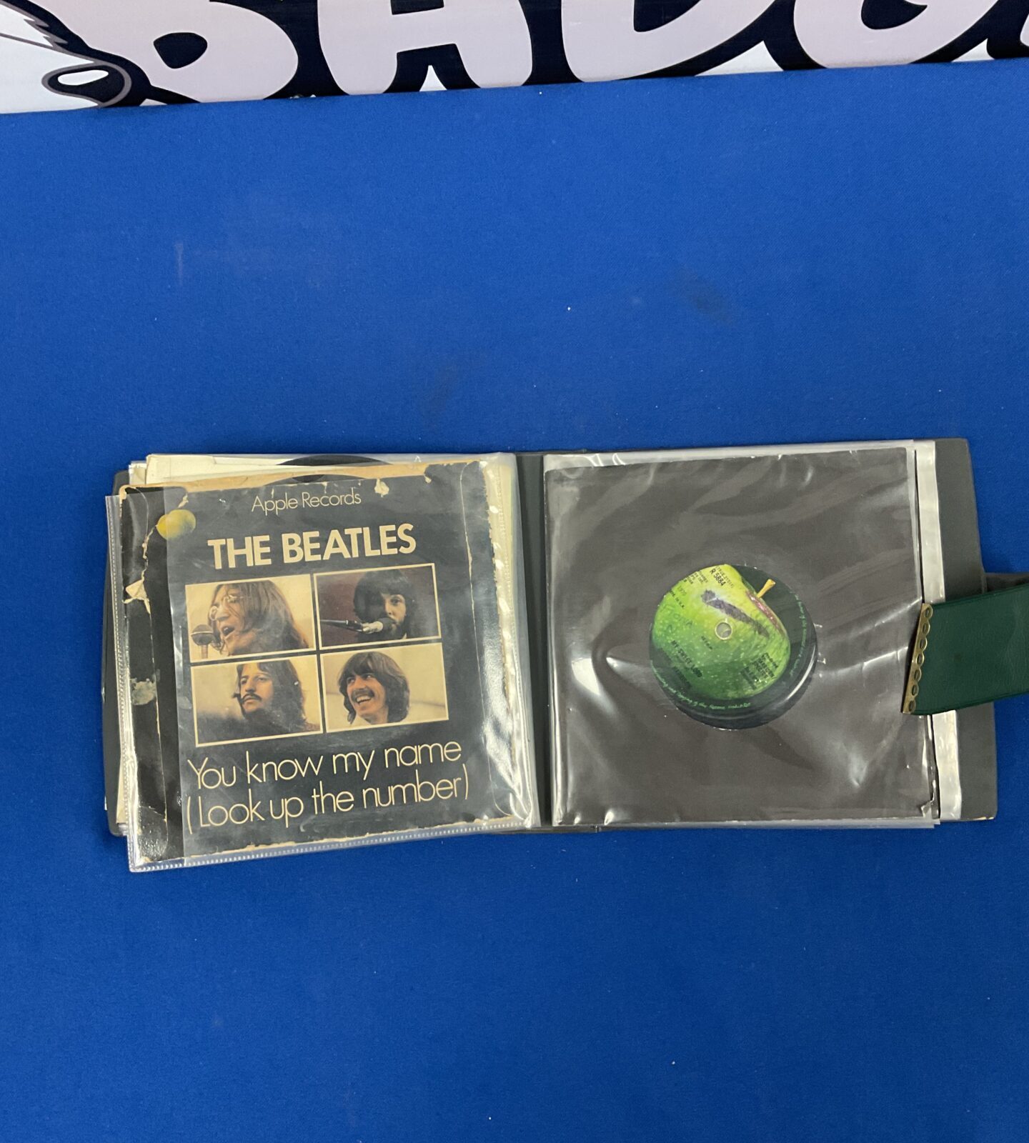 Overview of the Beatles singles collection.