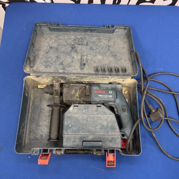 Bosch GBH 2-20 SRE hammer drill in used condition.