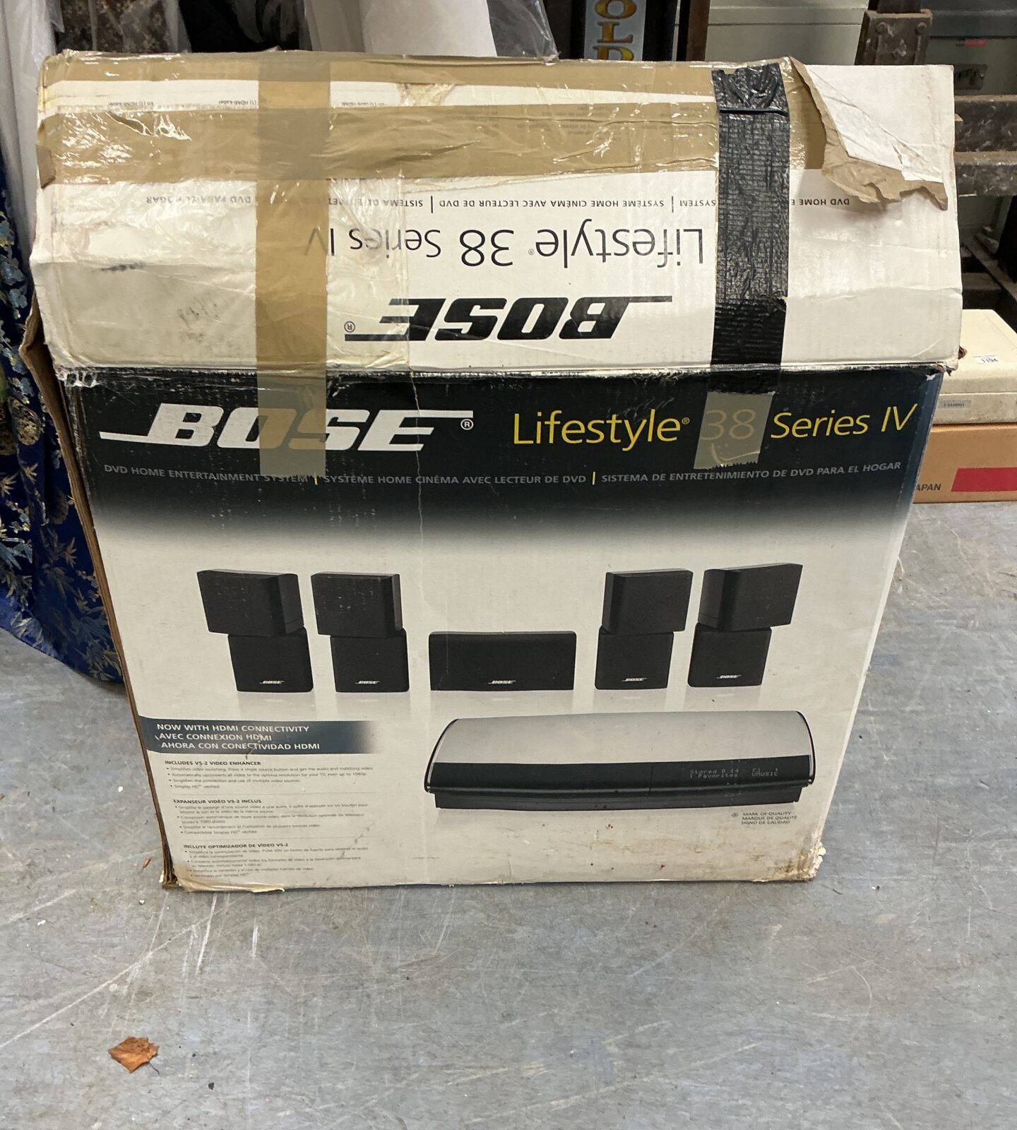 Bose Lifestyle 38 Series IV home theater system in excellent condition.