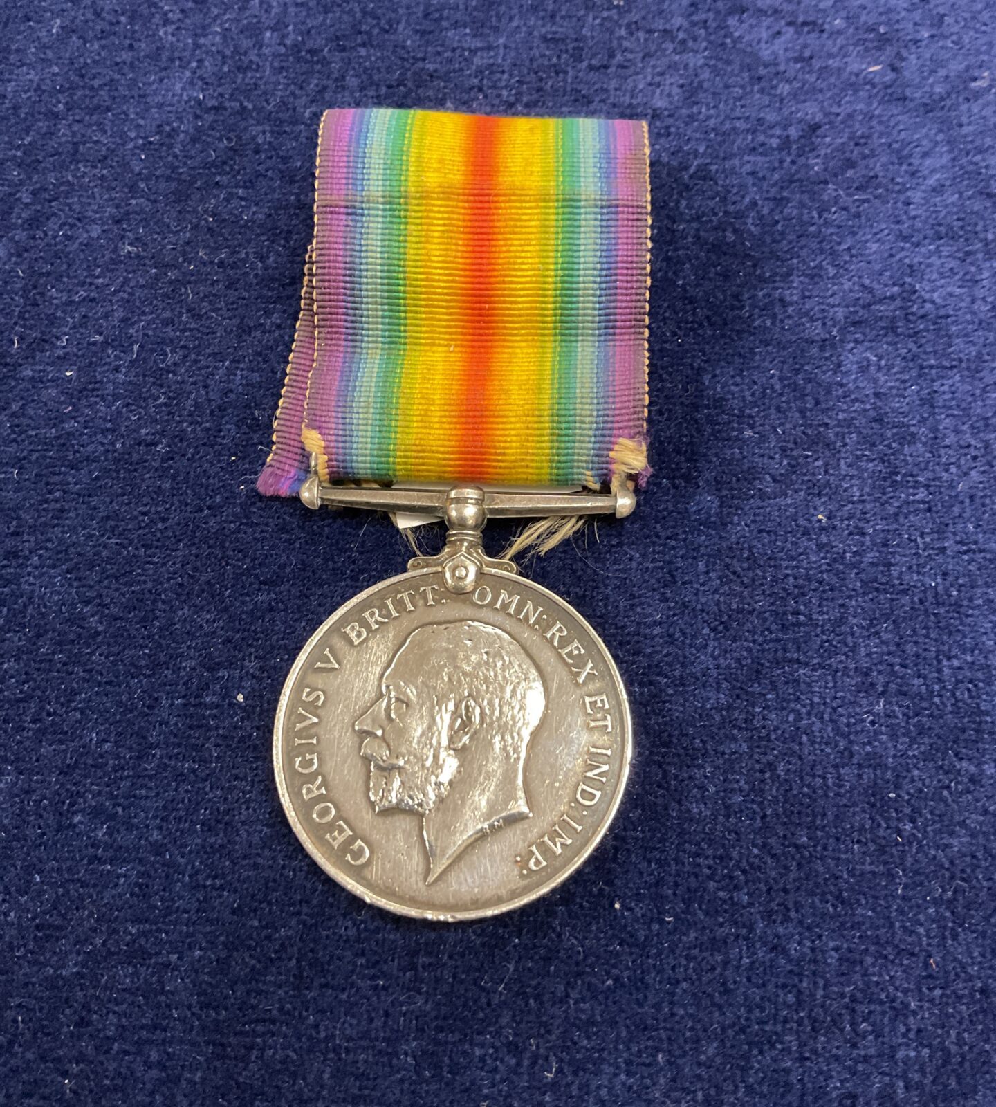 British War Medal 1914-1918 with ribbon, named to Private C. Leaf.