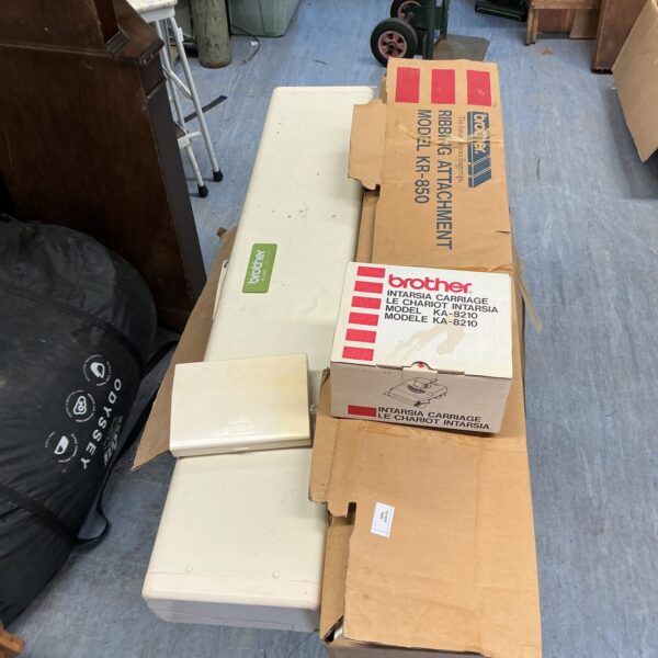 Vintage Brother KR-850 ribbing attachment for knitting machines.
