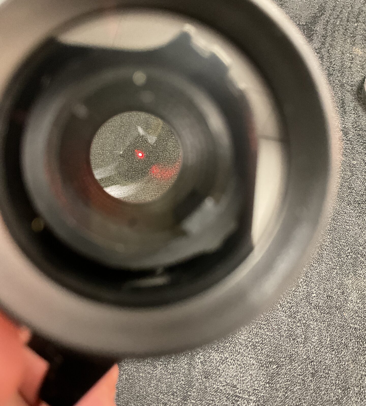 Bushnell 1x40RD red dot sight adjustment knobs.