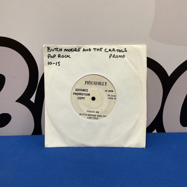Vintage Butch Moore and The Capitols Pop Rock promo vinyl record.