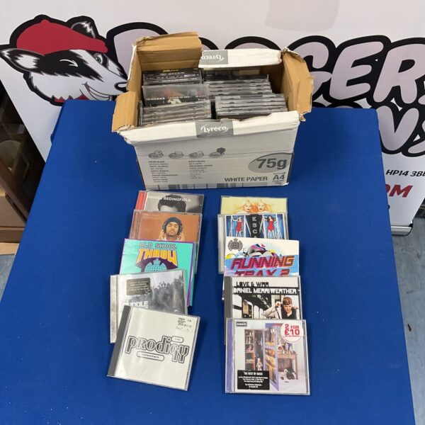 CD collection lot featuring Oasis, Prodigy and Craig David.