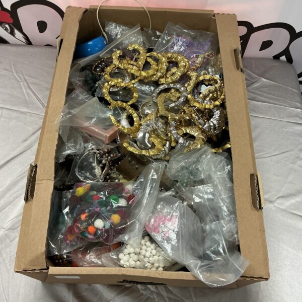 Large lot of colourful costume jewellery assortment.