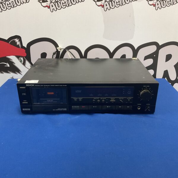Vintage Denon DR-M20 cassette deck in good condition.