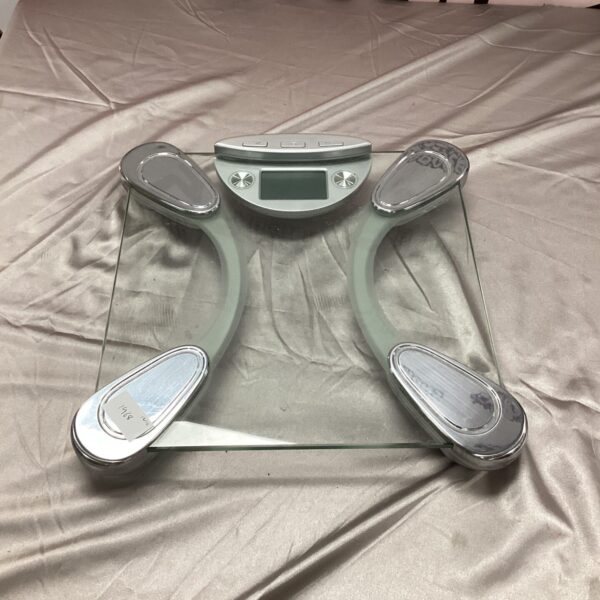 Modern digital bathroom scales for accurate weight measurement at home.