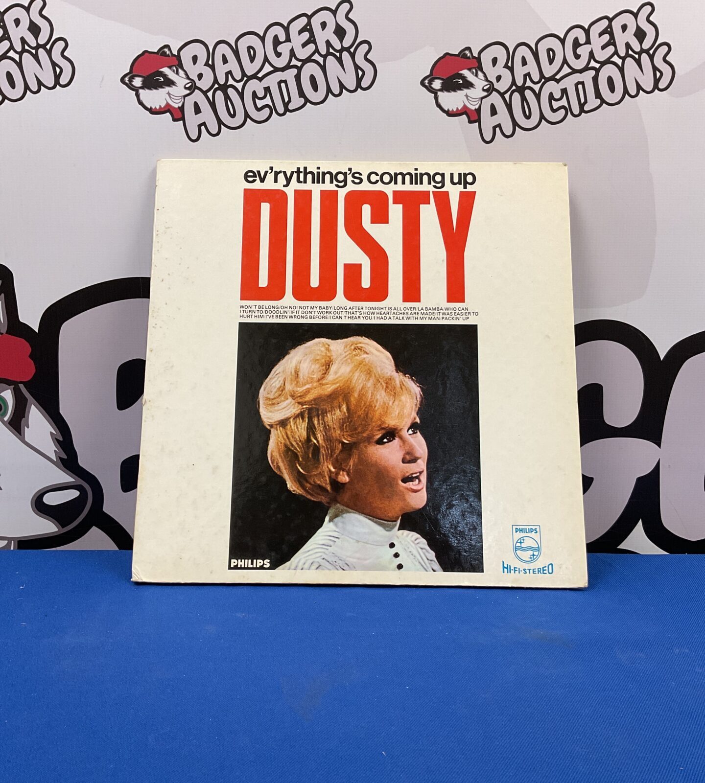 Dusty Springfield 1965 LP cover, vintage vinyl record.