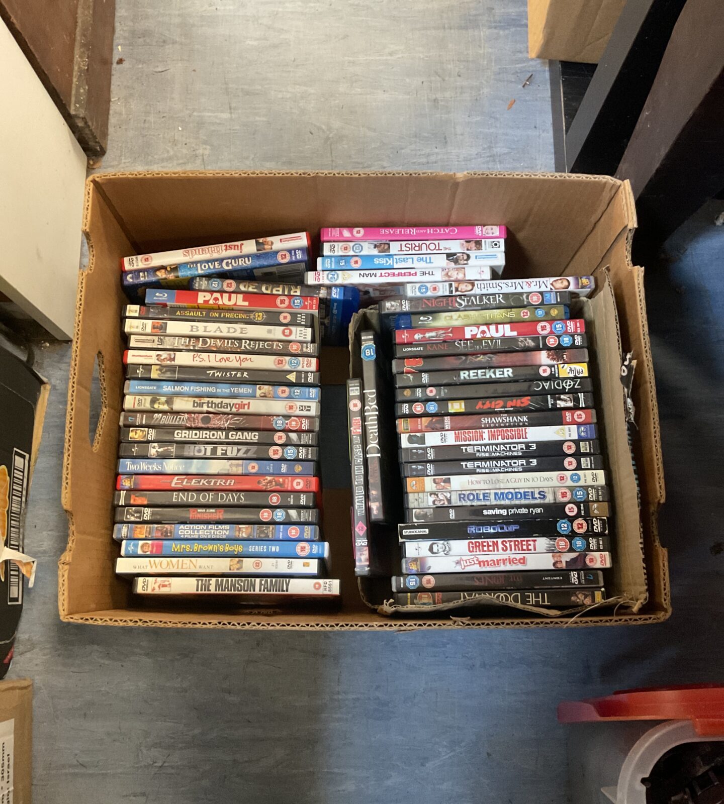Large lot of DVD films for home entertainment and collecting.