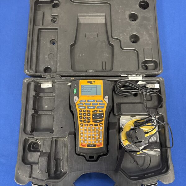 Dymo Rhino 2000 label printer with open case.