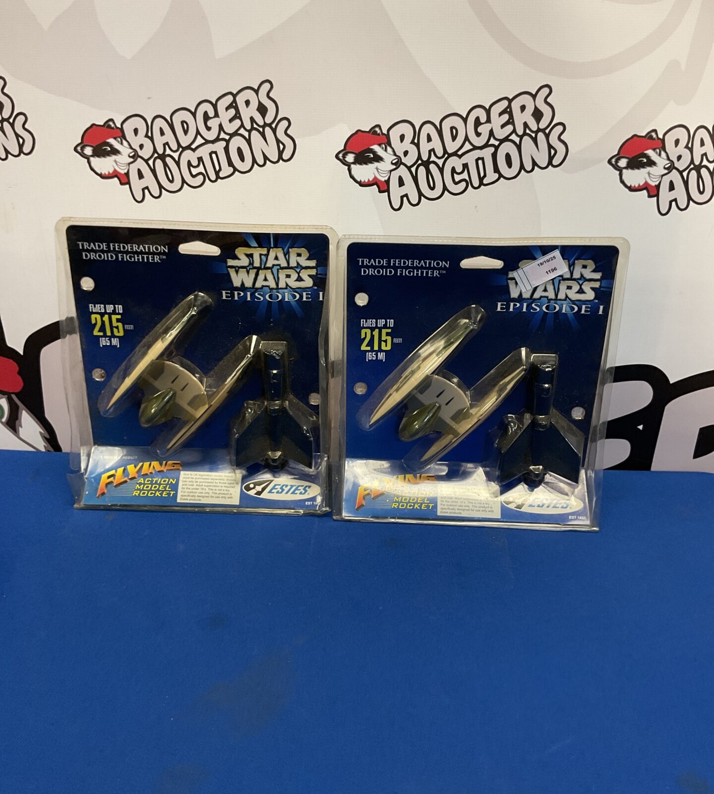 Vintage Estes Star Wars Slyline model rocket kit in original packaging.