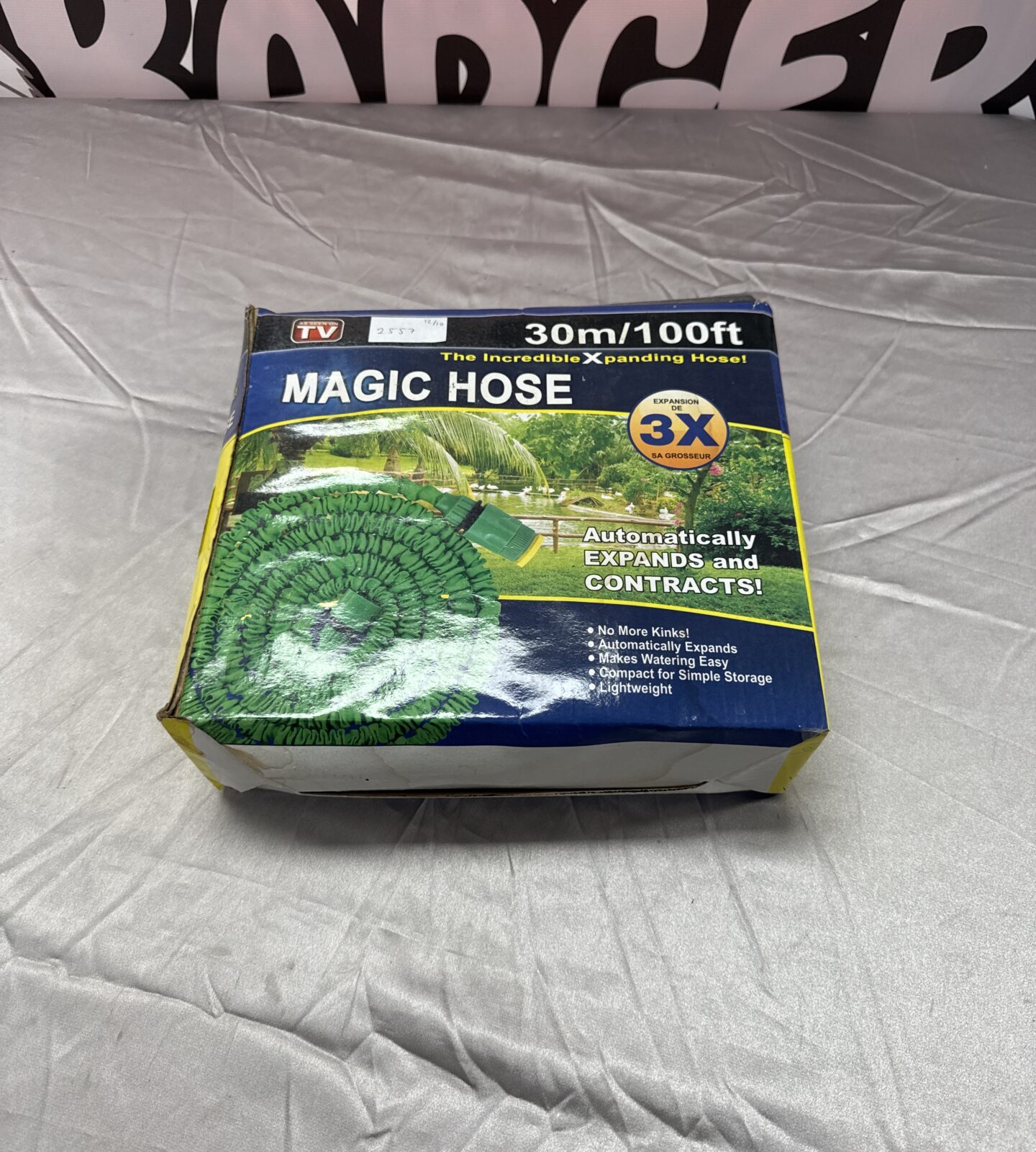 30m expanding magic garden hose for easy watering