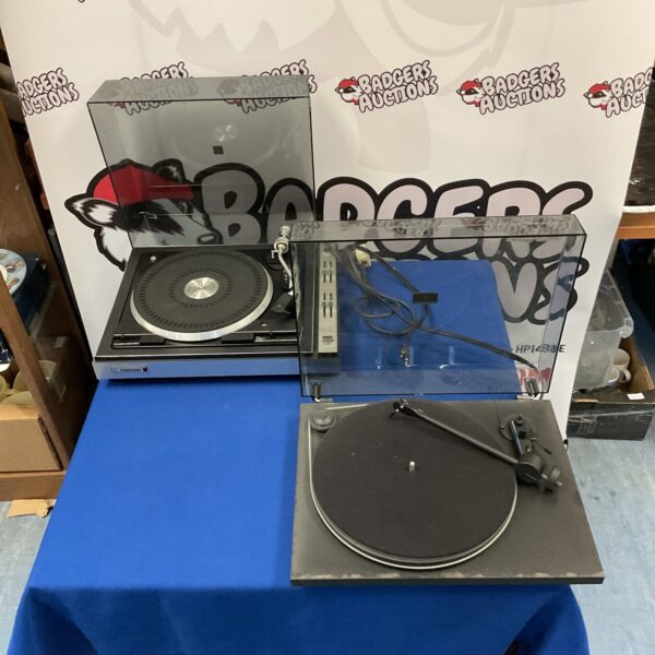Vintage Ferguson turntable record player in used condition.