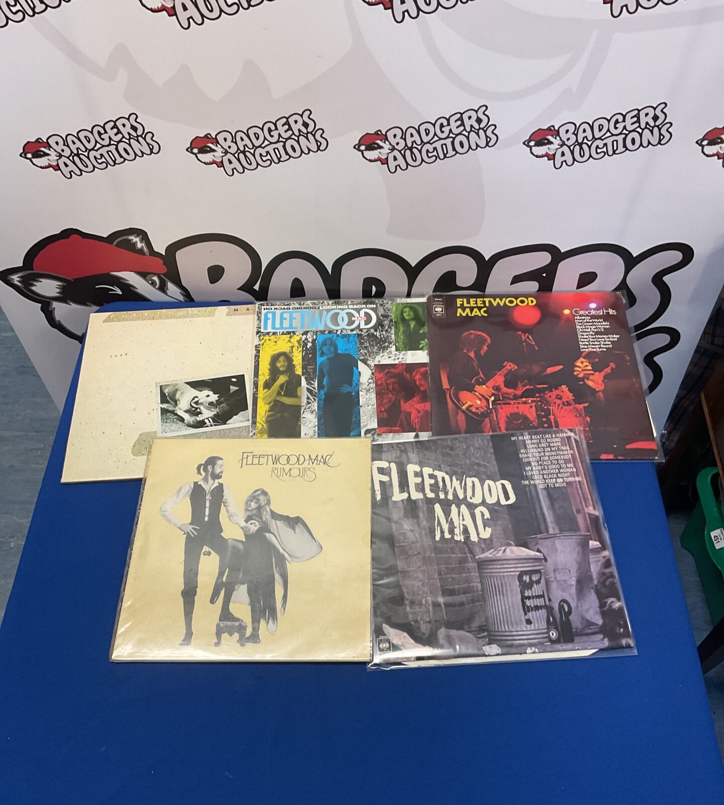 Fleetwood Mac LP collection, vintage vinyl records for sale.