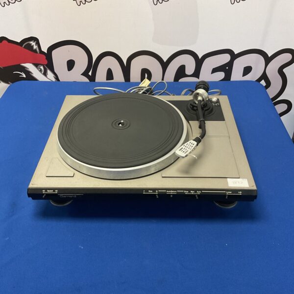 Vintage Garrard turntable in good condition for vinyl record playing.