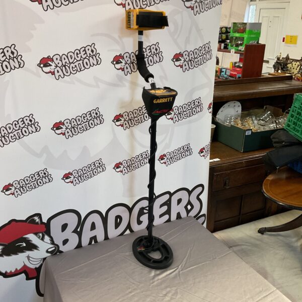 Garrett Ace 250 metal detector for treasure hunting outdoors.