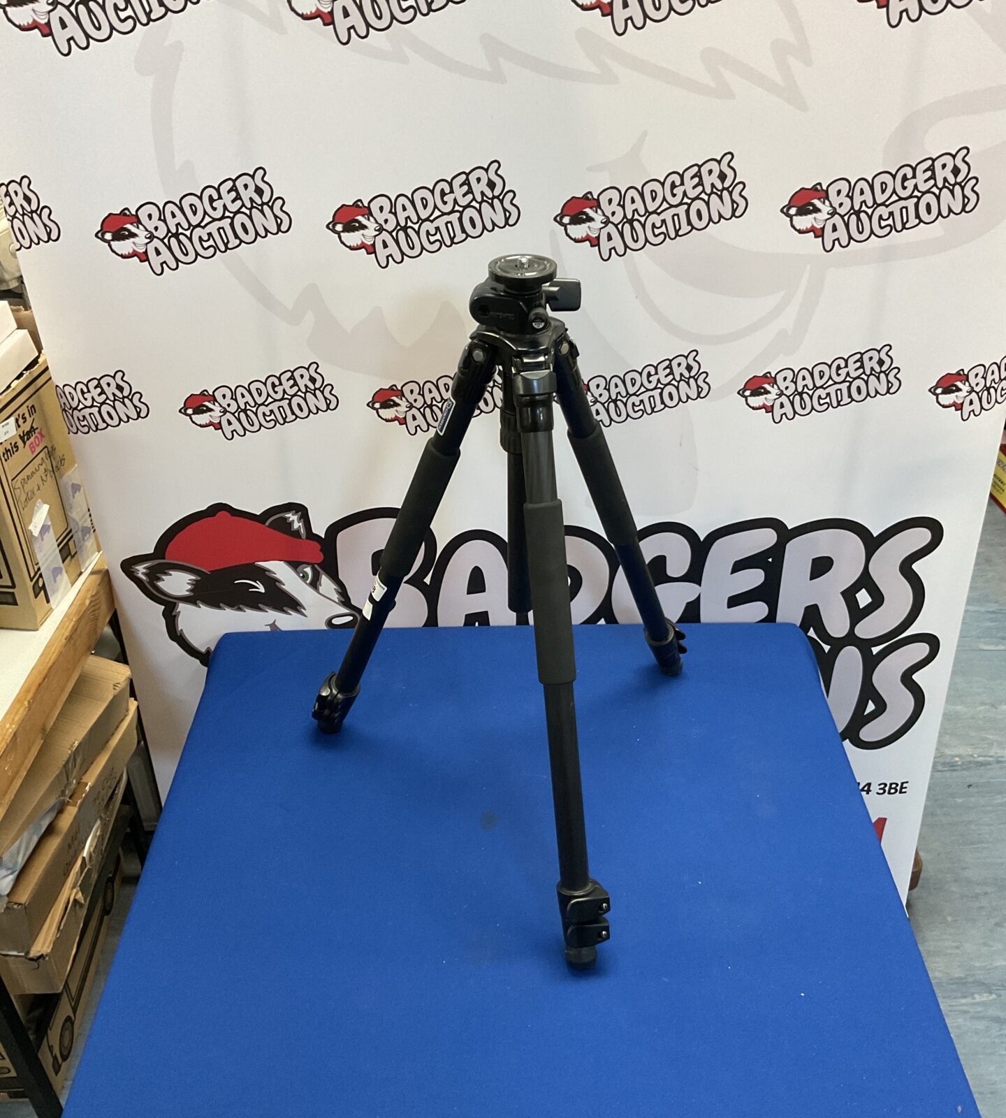 Giottos carbon fiber tripod for professional photography equipment.