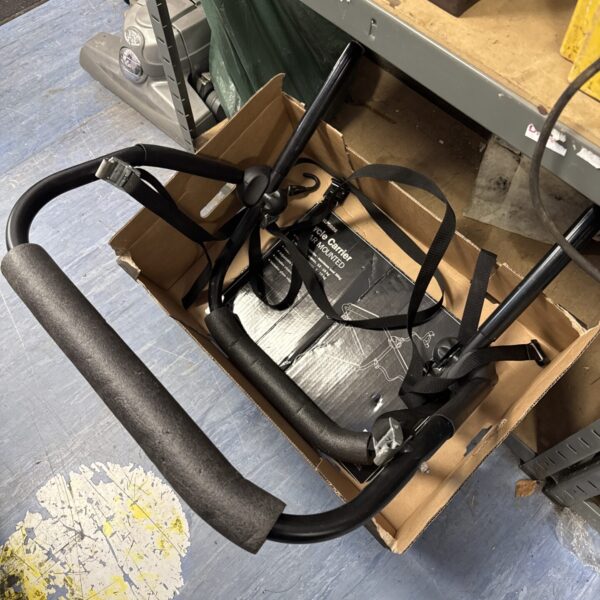 Used Halfords rear mounted cycle carrier for car transport.