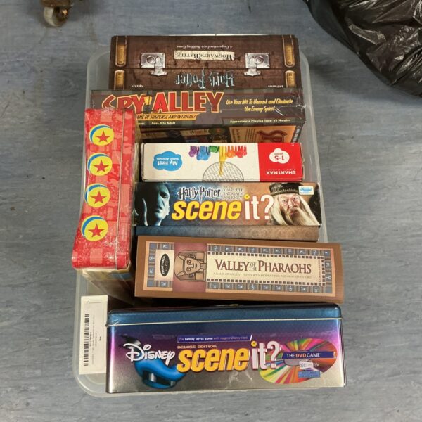 Selection of new Harry Potter board games for collectors.