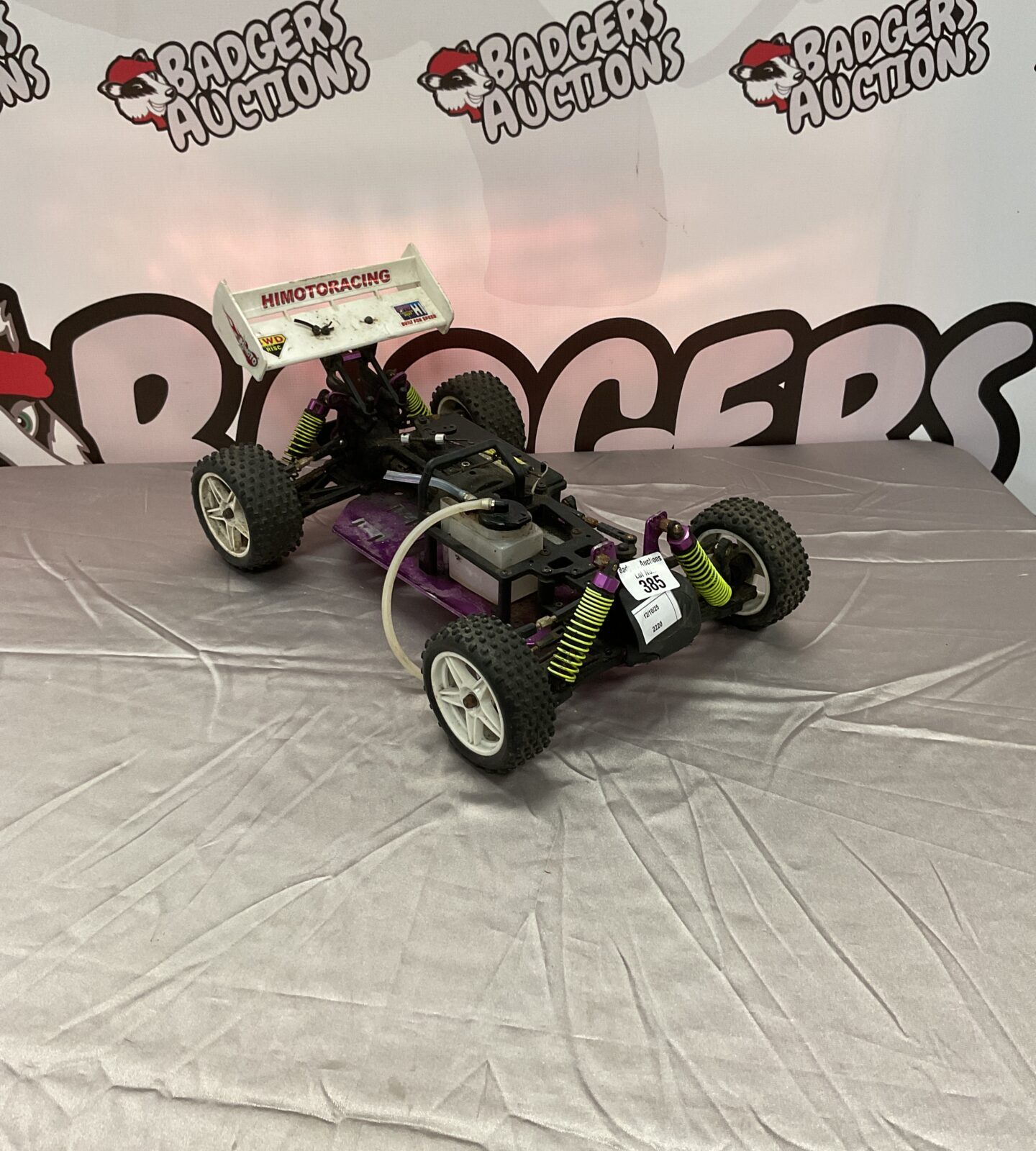 Vibrant Himoto racing RC car body for 1/10 scale remote control cars.